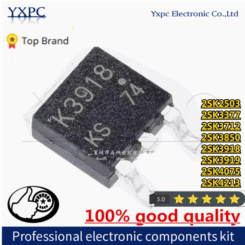 1-5PCS 2SK2503 2SK3377 2SK3712 2SK3850 2SK3918 2SK3919 2SK4075 2SK4213 TO252 K2503 K3377 K3712 K3850