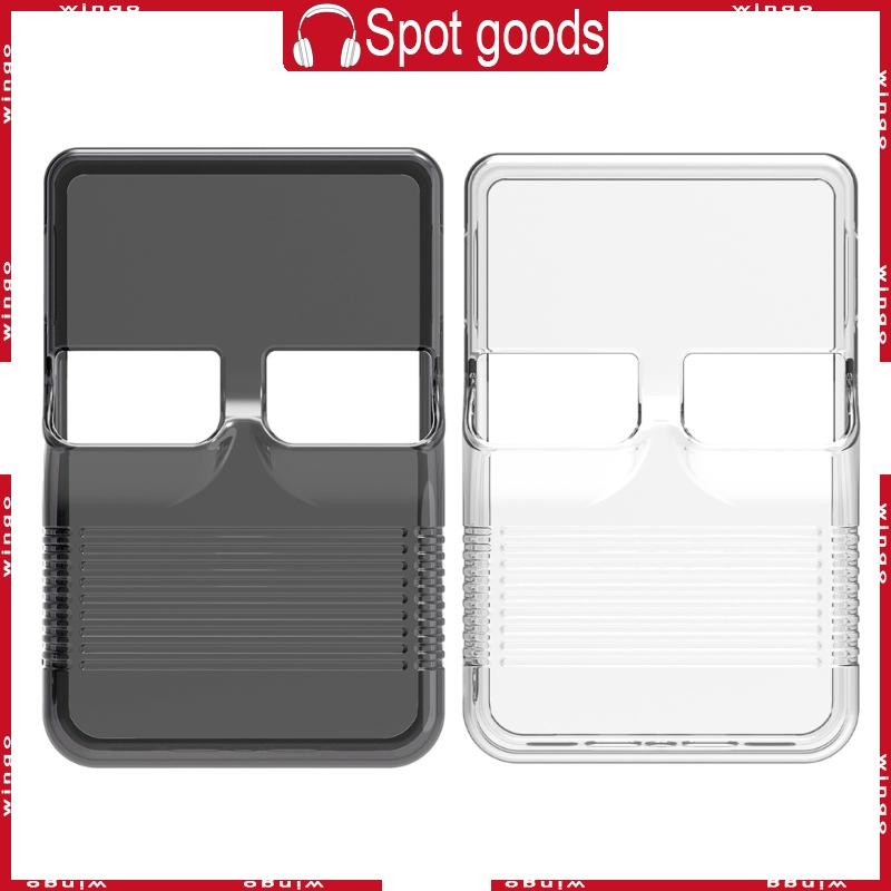 WIN ปลอก TPU โปร่งใสป้องกันรอยขีดข่วนกันกระแทกสําหรับคอนโซลเกม R36S