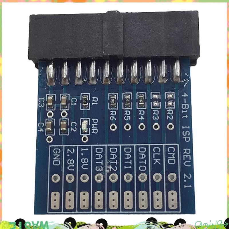 อะแดปเตอร์ใหม่ JTAG , ISP 4-BIT ISP REV 2.1 สําหรับ Easy Jtag Plus Box / เครื่องมือ ESAYJTAG