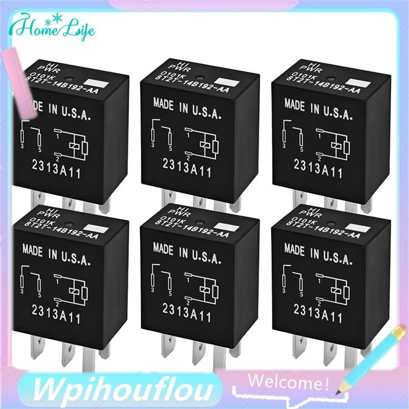 สําหรับเลือก,รถ Explorer 6 Pack 8T2T-14B192-AA 12VDC 30A 4-Pin SPST รีเลย์ยานยนต์ Fix การใช้ปั๊ม