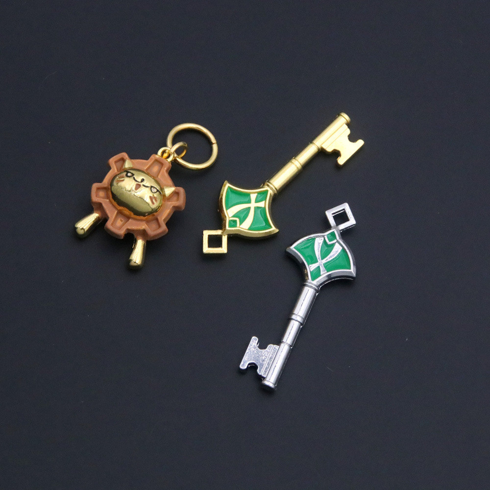 [สนุก] สินค้าเกม Heisen และ Kavi Room Key cos El Heisen จี้พวงกุญแจสิงโตน้อย #QW810#