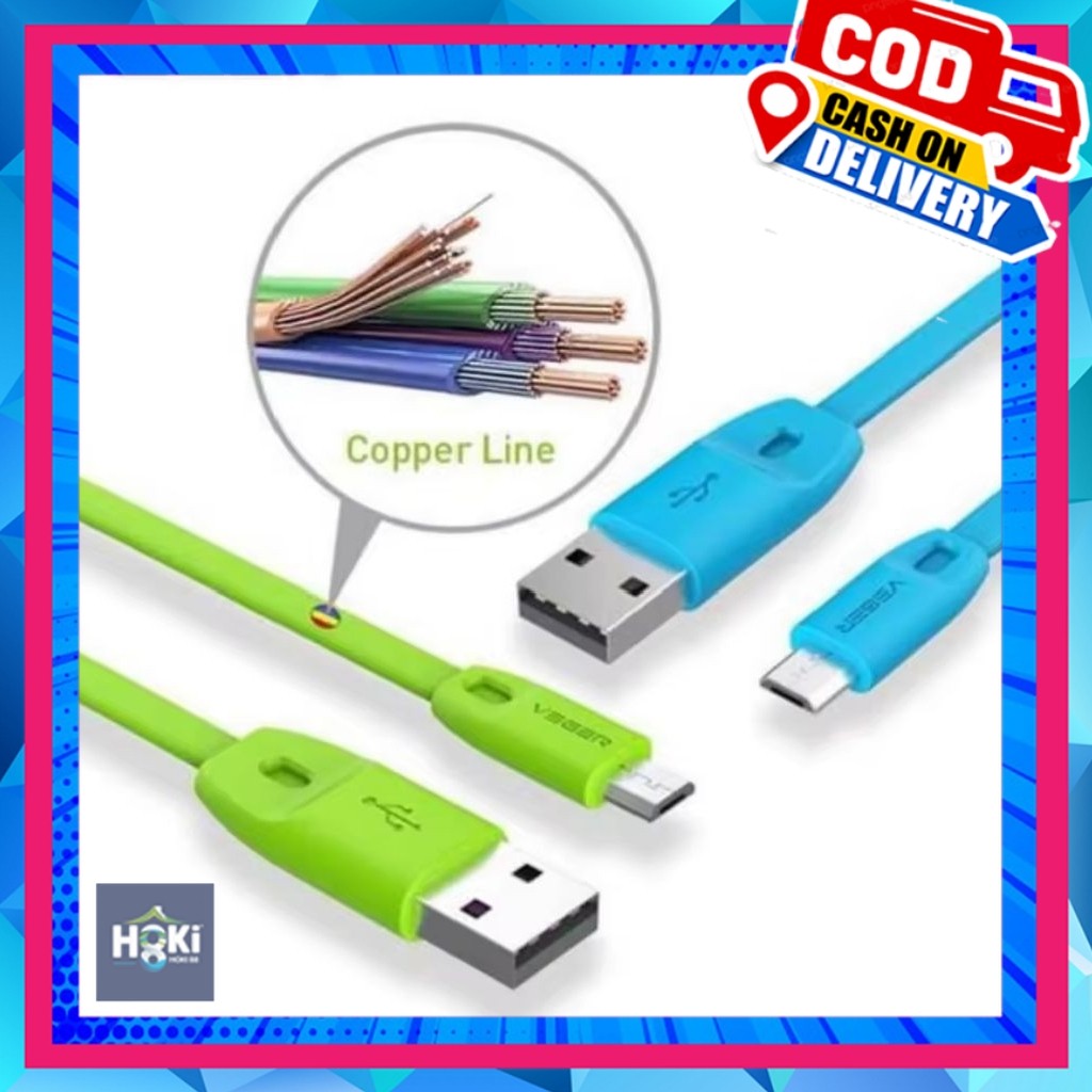 (FREE BUBBLEWRAP) สายเคเบิลข้อมูลชาร์จเร็ว Usb Type C VEGER