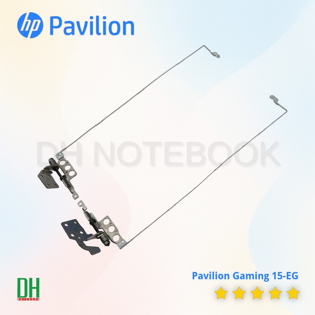 ขาบานพับจอโน๊ตบุ๊ค อะไหล่ OEM คุณภาพสูง สำหรับ HP Pavilion 15-EG และ 15-EH ใช้ทดแทนของเดิมได้