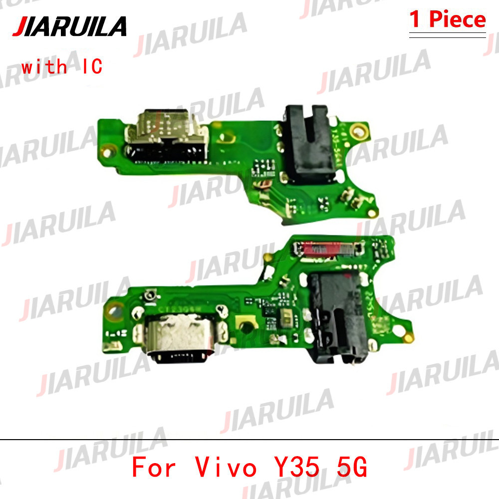 ด้วย Ic Fast สําหรับ Vivo Y35 5G USB ชาร์จพอร์ตบอร์ด Flex Cable