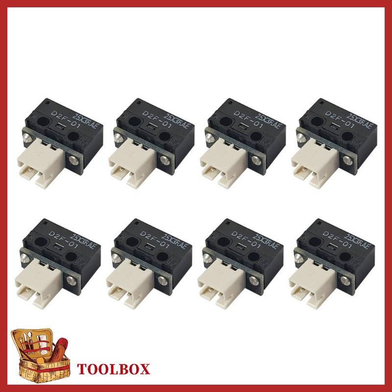 TOOLBOX 8PCS D2F 01 Limit Switches PH2 0 พอร์ตเชื่อมต่อสําหรับการเชื่อมต่อที่เสถียร
