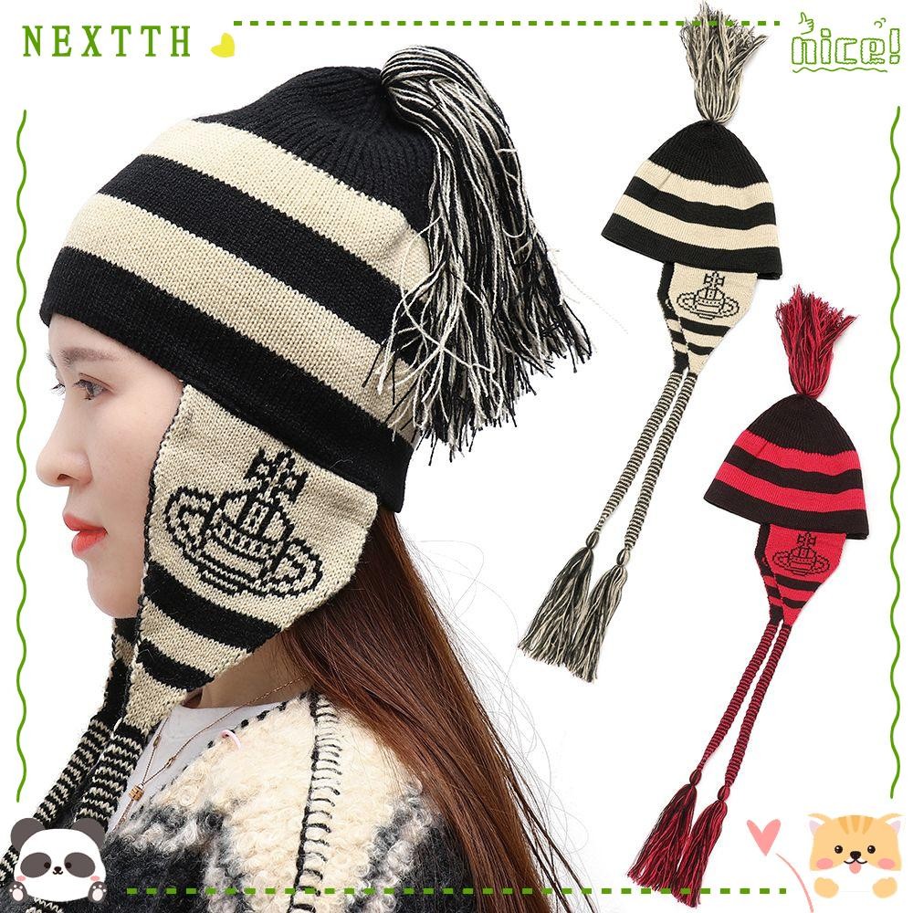 หมวกBonnetขนสัตว์หนาแบบVintage จากOkazaki Shinichi NANA สวมใส่ง่ายในฤดูหนาว