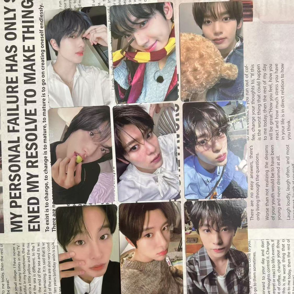 NCT DREAM Park Ji Sung Han Wei Chen Park Won Bin Wu Shiwen การ์ดแสงดาว Q-tone การ์ดรูปถ่าย NCT