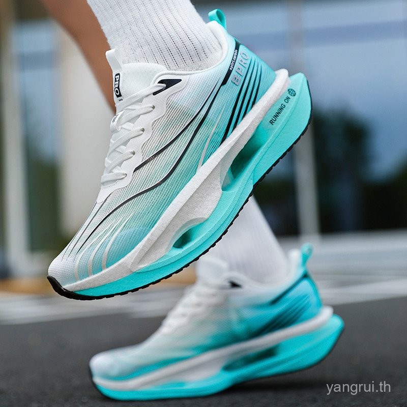 รองเท้าวิ่ง Double-Layer Carbon Board กันลื่น สำหรับผู้ชายและผู้หญิง ใช้ในการออกกำลังกายกลางแจ้ง - รูปที่ 4