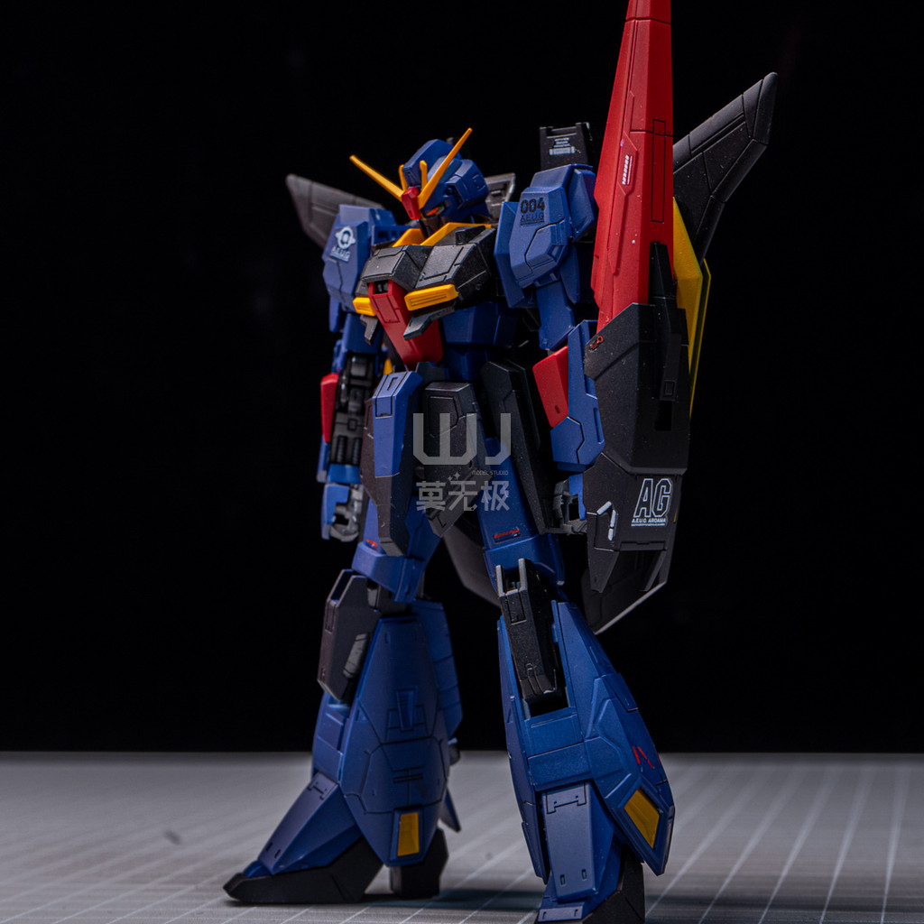 [Ashes-Free Board Spray] HG Z MK2 Color Series Black Rabbit JMS 1/144 Assembly Gundam Model Pre-Coat