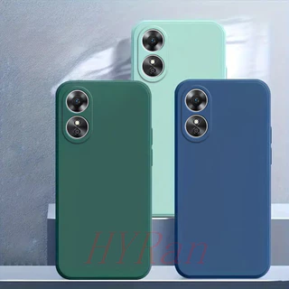 OPPO A17 เคสโทรศัพท์ซิลิโคนสีทึบ YT