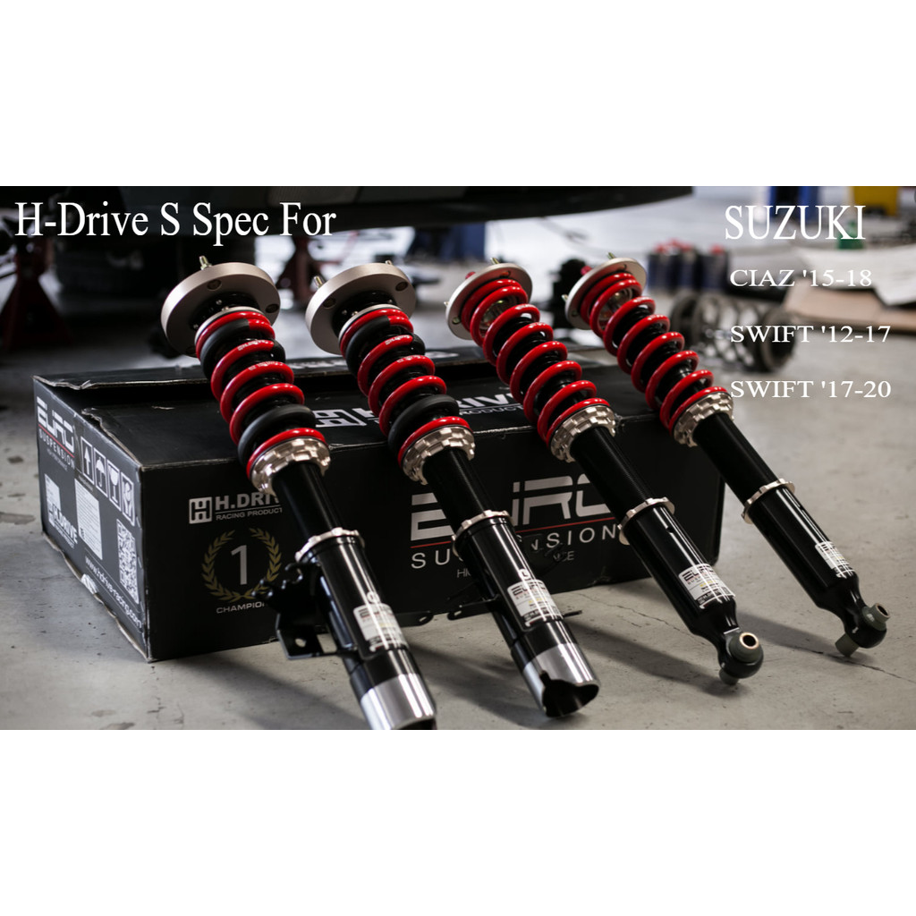 โช้คอัพ โช๊ค โชค H-DRIVE S SPEC For Suzuki Ciaz New Swift SX4  Shock Up ปรับ 30 ระดับ MonoTube hdriv