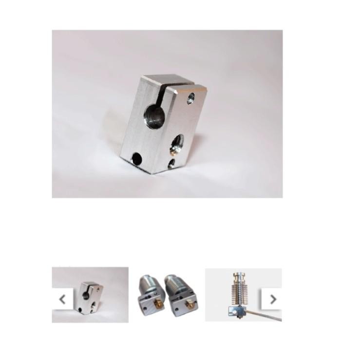 3D เครื่องพิมพ์ความร้อนบล็อก / บล็อกความร้อน E3D V6 สําหรับ PT100 Sensor E3D-V6 - สี