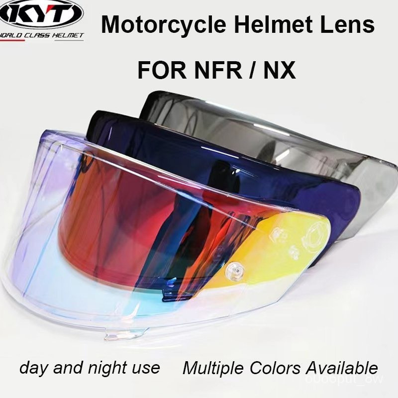 2025NEWKyt NFR/NXR/GP เลนส์ Visor Revo เลนส์ Fit สําหรับหมวกกันน็อค KYT Iridium Visor เลนส์