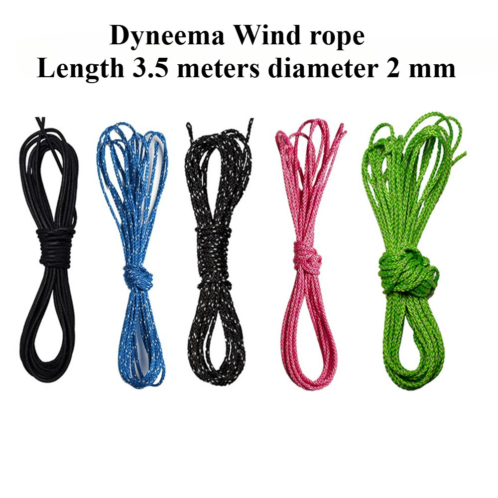 1PC 2mm Dyneema เชือกลม ความยาว 3.5 เมตร