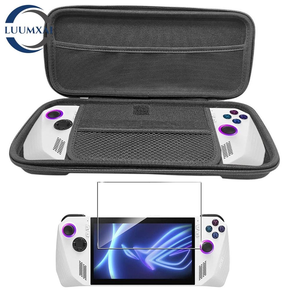 LUUMXAI กระเป๋าถือ, กระเป๋าเก็บป้องกันหน้าจอ, แบบพกพา EVA Travel กล่องคอนโซลเกมมือถือ Asus ROG Ally