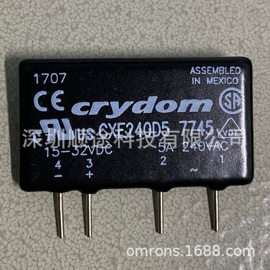 VDE Certified SSR รุ่น CXE240D5 American Express Solid Relay crydom