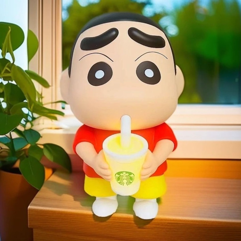 โคมไฟน่ารัก โคมไฟหัวเตียง ไฟตกแต่ง โคมไฟน่ารัก ตุ๊กตาไฟกลางคืน Crayon โมเดลน่ารักของเล่นทันสมัย - รูปที่ 5