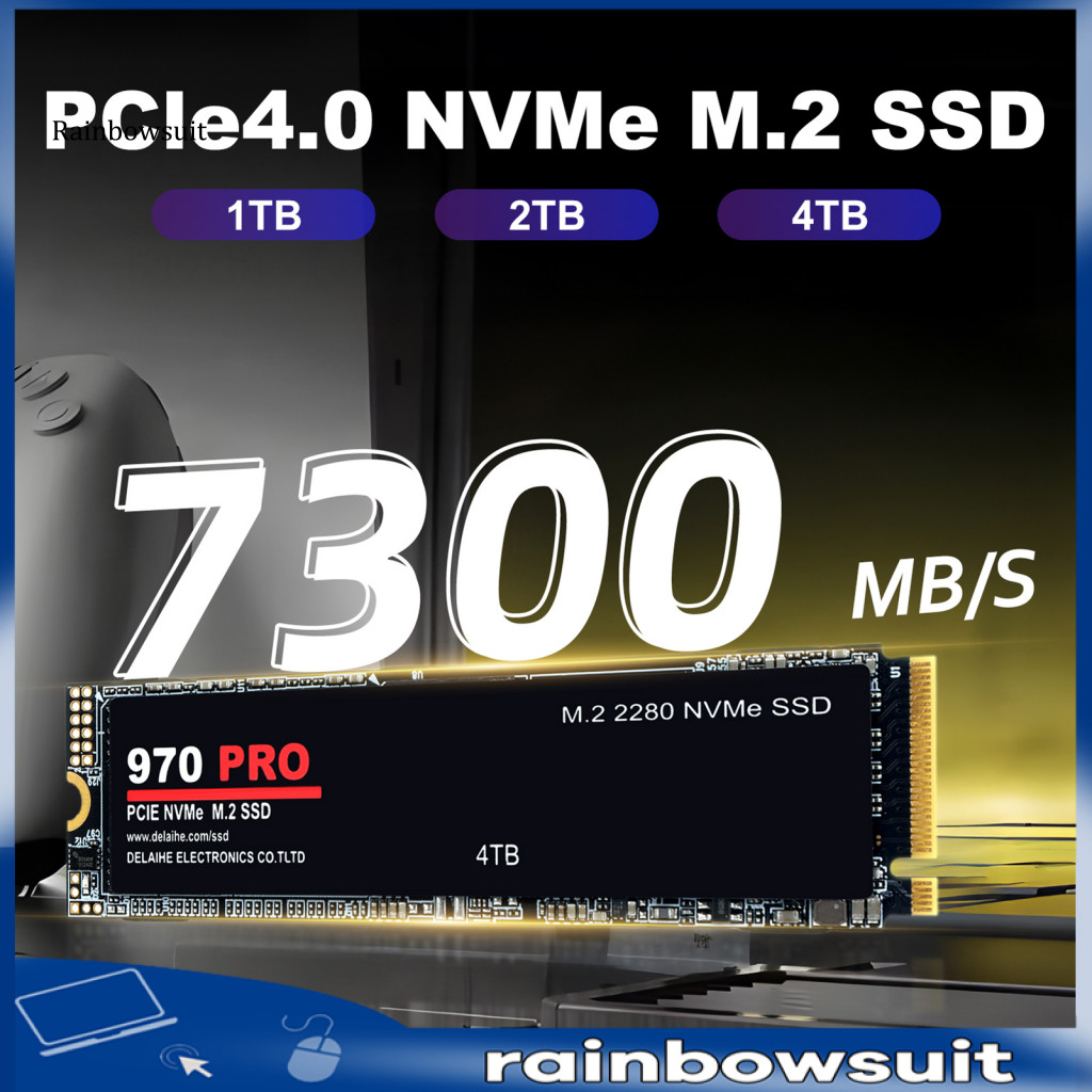 [RB] ไดรฟ์ Nvme ประสิทธิภาพสูงแบบพกพา Ssd ความเร็วสูง 970 Pro Pcie 4.0 Nvme M.2 Ssd 1tb/2 tb/4 tb Fa