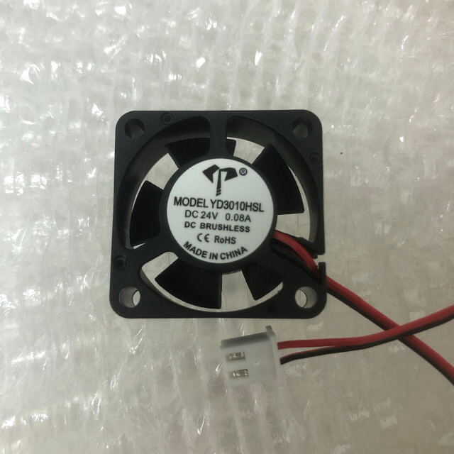 Yida DC Fan YD3010HSL DC24V 0.08A แชสซีอินเวอร์เตอร์พัดลมระบายความร้อนเงียบ 3 ซม.