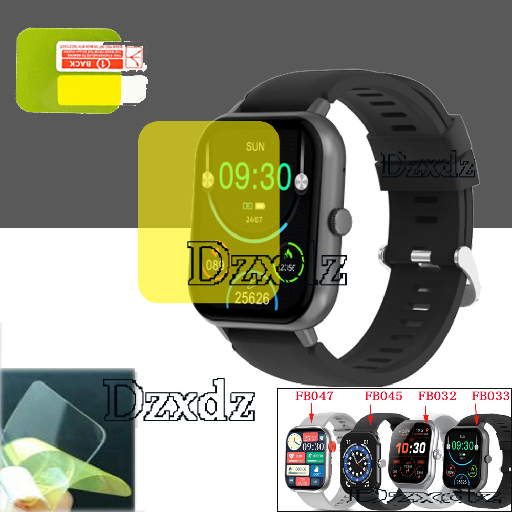 สําหรับ GOOJODOQ ฟิล์มสมาร์ทวอทช์ FB047 FB045 FB032 GTS FB033 นาฬิกาป้องกันหน้าจอ TPU ไฮดรอลิกป้องกันฟิล์ม