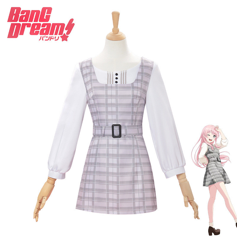 BanG Dream ItS MyGO Anon Chihaya Cos รอบชุดคอสเพลย์เครื่องแต่งกายอะนิเมะ