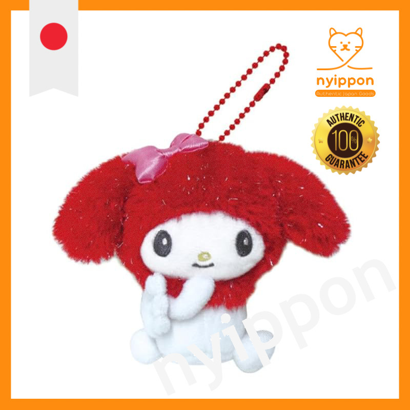 K Company My Melody & Kuromi (Angel Series) Ball Chain Mascot My Melody Red MK-BM-MMR H11×W12.7×D7.3