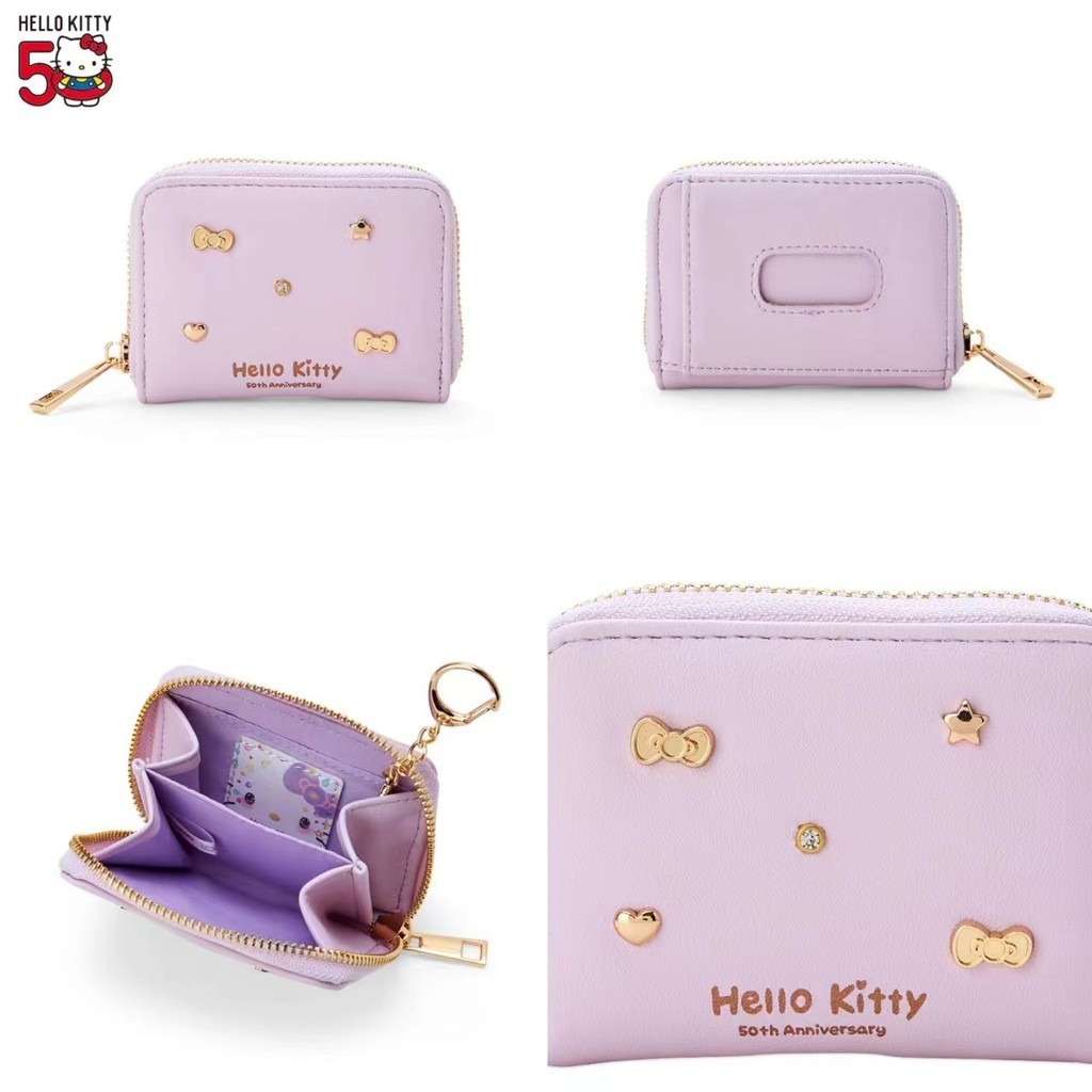 ใหม่ 50th Anniversary Coin Purse Card Slot Coin Purse Card Coin Bag Cartoon Key Case (50th Anniversa