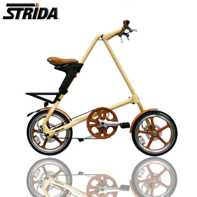 Strida ของแท้ Speedy 53.3 ซม.LT จักรยานพับ/เข็มขัดจักรยานความเร็วเดี่ยวจักรยานพับ Easy to Rid