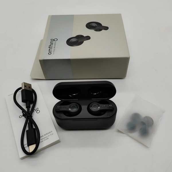 หูฟังไร้สาย หูฟังบลูทูธ OMTHING Airfree True Wireless 5.0 หูฟังบลูทูธ ประสิทธิภาพคุณภาพเสียงหลักบางและกะทัดรัด