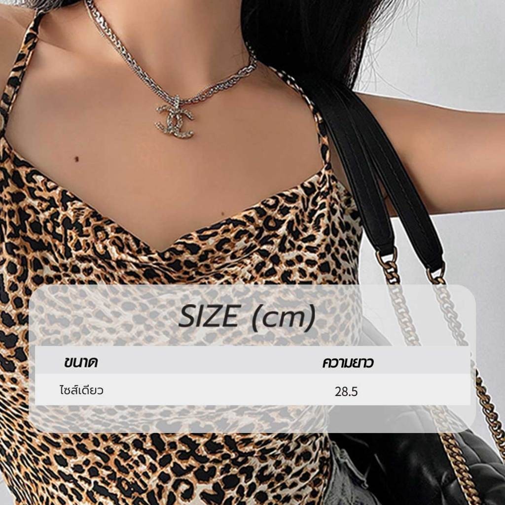 พร้อมส่งเสื้อสายเดี่ยวรัดรูปแบบใหม่ดีไซน์เก๋ มีลายเสือและม้าลายสุดเซ็กซี่ - รูปที่ 7