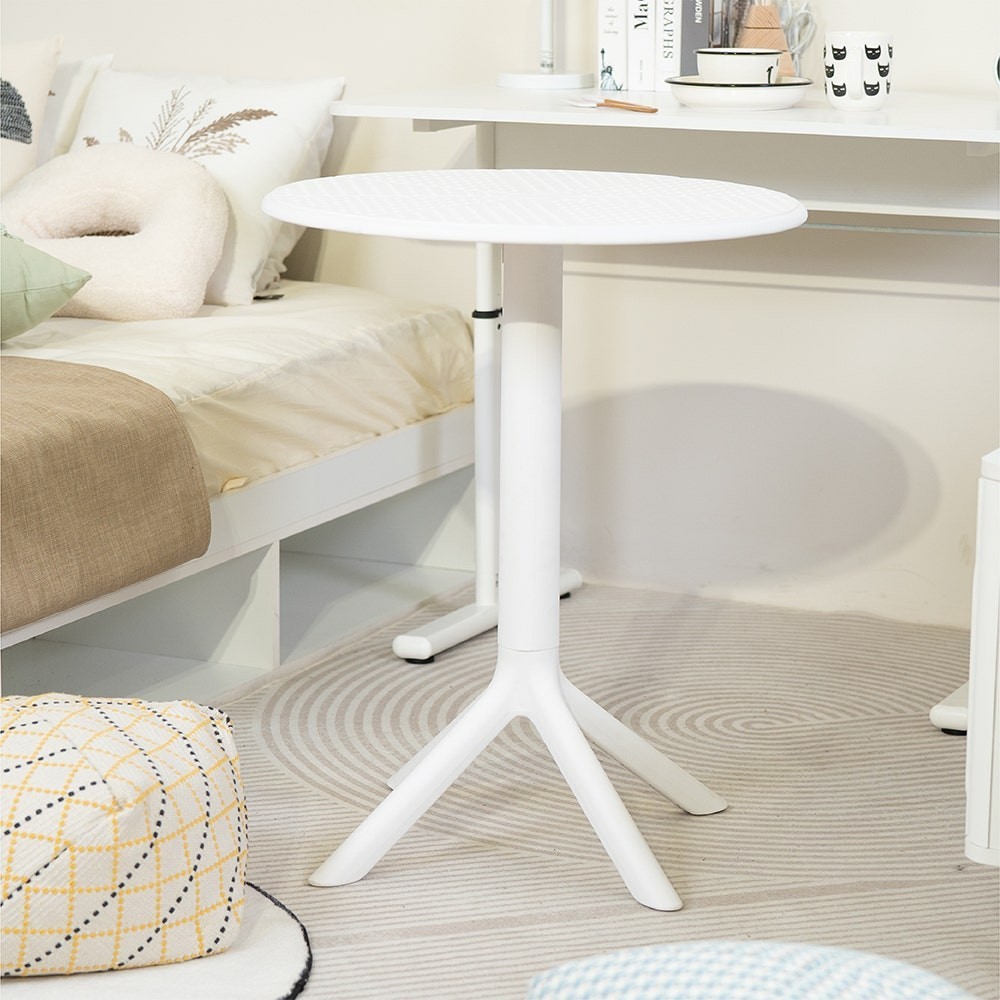 Koncept Furniture โต๊ะอาหาร KC-PLAY รุ่น TEMON-A60#DT-2160A/PP สีขาว (60x60x75 ซม.)  แบรนด์ KONCEPT 