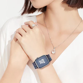 สายรัดสร้อยข้อมือไนลอนลายพรางสีสันสดใสเข้ากันได้สําหรับ iWatch s10 46 42 ultra2 IWatch series 9 8 7 6 SE 5 4 3 49/45/44/42/41/40/38 มม.