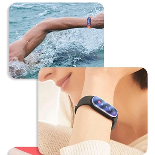3D Anti gores หน้าจอ Mi band 10 9 8 7 6 5 4 Xiao Mi Mi band Full Screen Protector ฟิล์มกระจกนิรภัยสีดำด้านข้าง