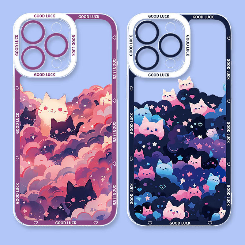 เคสไอโฟน มือถือ เคสโทรศัพท์ เคส iphone 16 15 6 6s 7 8 Plus 11 12 13 14 Pro Max X XR XS Max case น่ารัก เคสใส