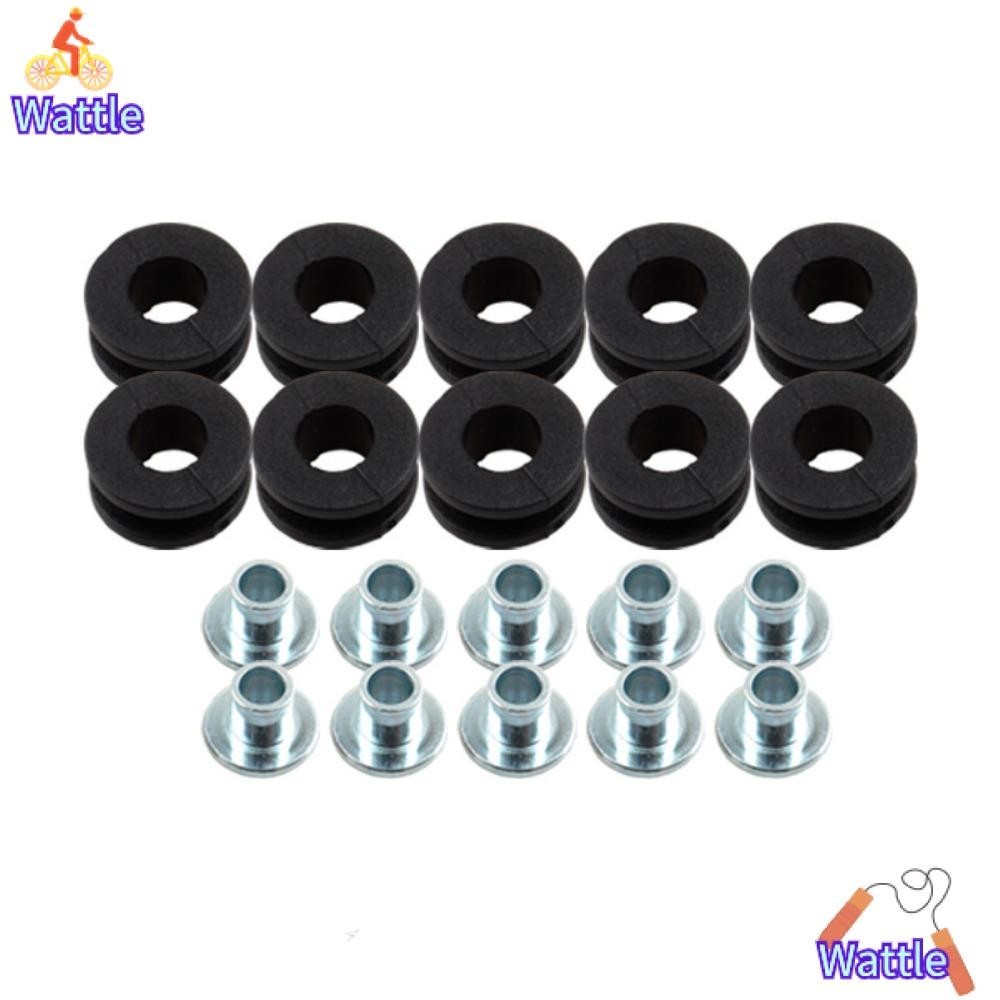 Wattle 10 ชิ้น/20 ชิ้นรถจักรยานยนต์ Grommets, M6 ปะเก็นยางชุด, Bolt Assortment ชุด
