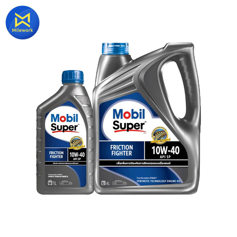 น้ำมันเครื่อง MOBIL SP FRICTION FIGHTER (10W-40)4L แถม1L(142584)