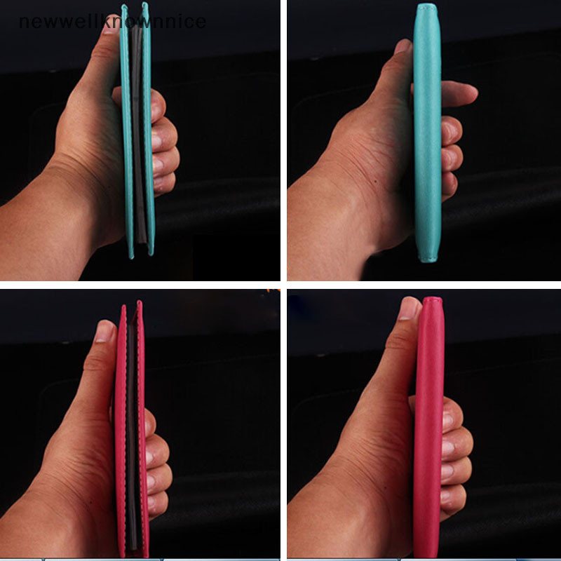 Newwellknownnice ผู้หญิงผู้ชายผู้ถือหนังสือเดินทางหนัง Faux Travel Passport Cover Card Case Holder TH