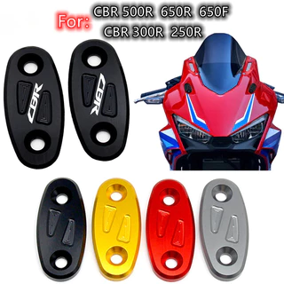 สําหรับ Honda CBR 500R 650R 300R 250R 650F กระจกมองหลังรถจักรยานยนต์ฝาครอบฐานกระจกไดรฟ์กําจัดกระจกฝาครอบรู