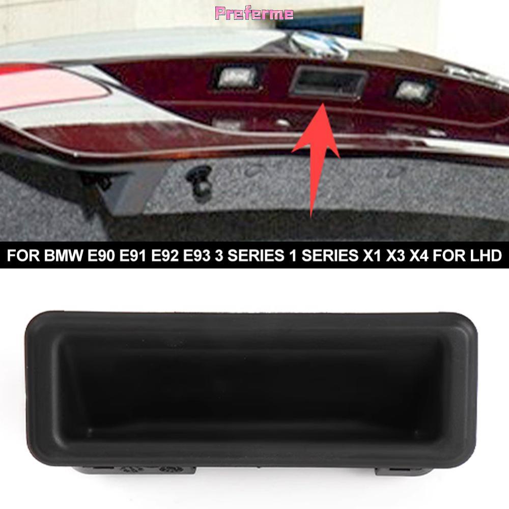 Preferme ฝาครอบสวิตช์ประตูท้ายรถ BMW E60 E90 E91 E92 E93 E70 E71 51247118158 7118158 L5u9