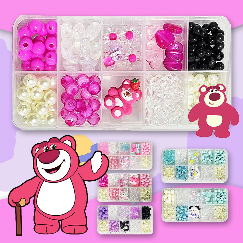 ประดับด้วยลูกปัดมือ DIY ชุดลูกปัด ร้อยลูกปัด diy Sanrio ชุดร้อยลูกปัด เครื่องประดับDIY ชุดหัดร้อยลูกปัด - รูปที่ 6