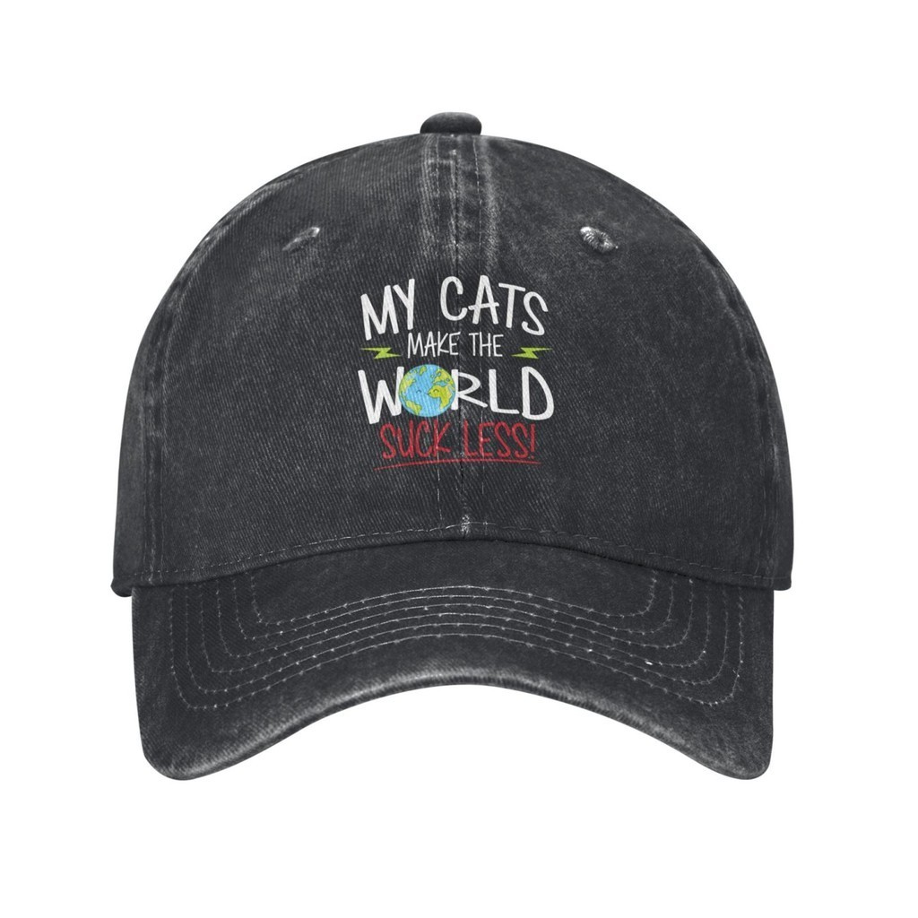 My Cats Make The World Suck LessPersonality Cotton Soft Baseball caps