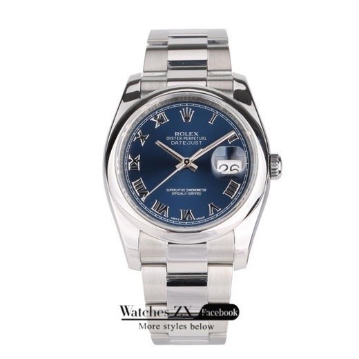 # นาฬิกากลไก# Rolex Datejust Blue Roman Time Mark Dial Mens Luxury Watch# Luxury#