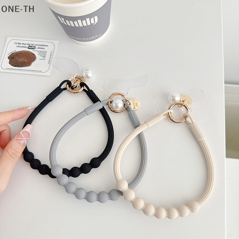 One-th Bowknot ซิลิโคนนุ่มแหวนสําหรับ Iphone สําหรับ Samsung Huawei Xiaomi Universal กระเป๋าโทรศัพท์จี้พวงกุญแจเชือกใหม่