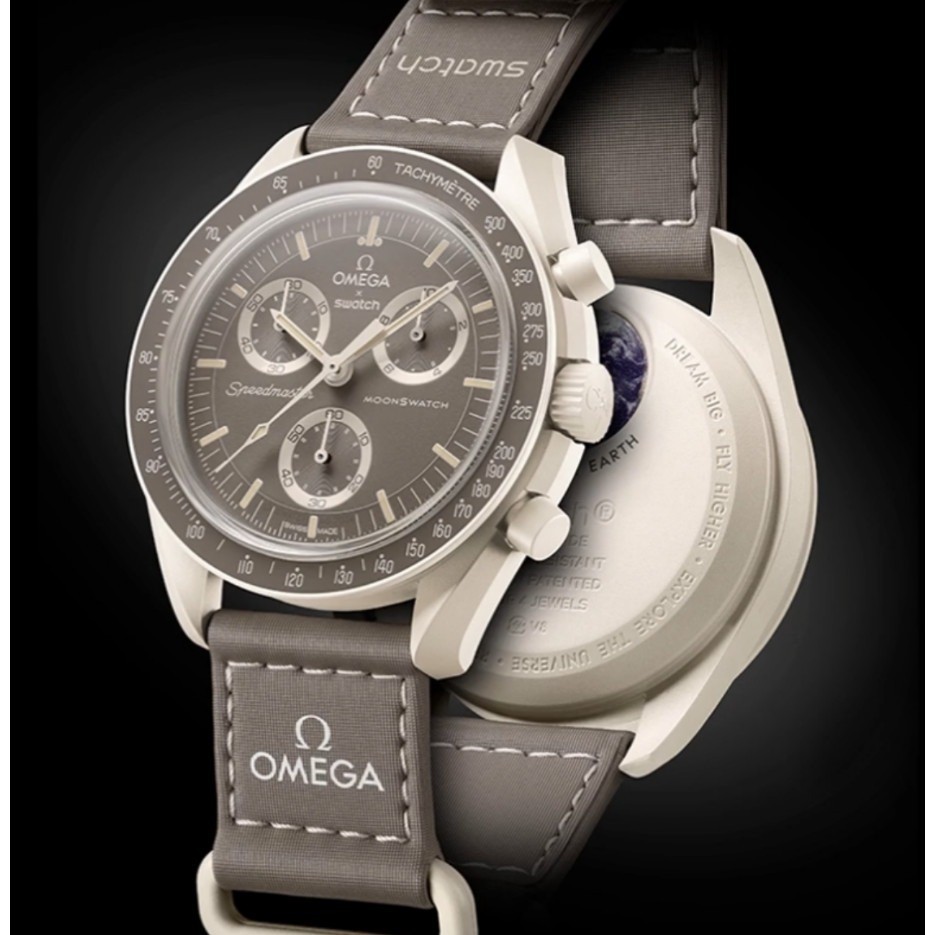 Earth Watch Desert Lava Series 42mm Quartz Luxury Sports Fashion Mens Moon Watch