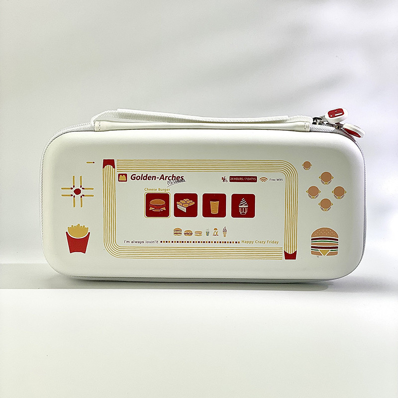 Nintendo Switch Case Burger Fries Theme Case, เคสซิลิโคน Joy Con, เหมาะสําหรับ OLED&V1V2