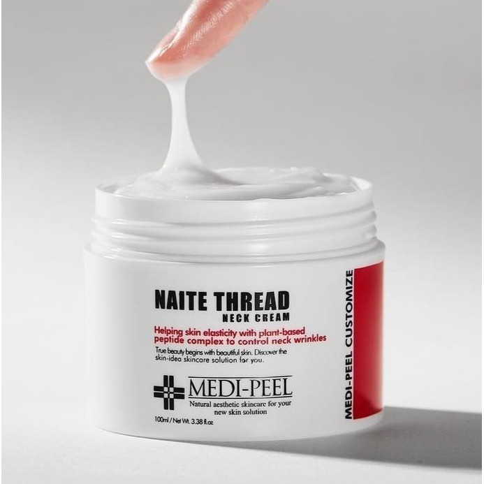 ของแท้100% MEDIPEEL Naite Thread Neck Cream 100ml ครีมทาคอ แพ็คเกจใหม่