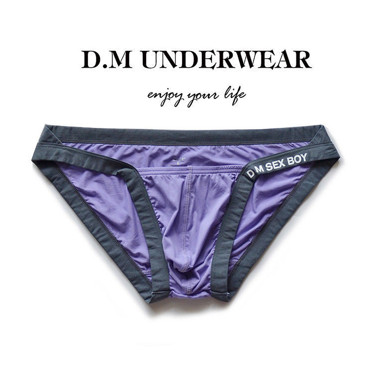 กางเกงในผู้ชายเซ็กซี่ D.M Super low waist บาง หายใจได้ ผ้ายืด underwear สะดวกสบาย