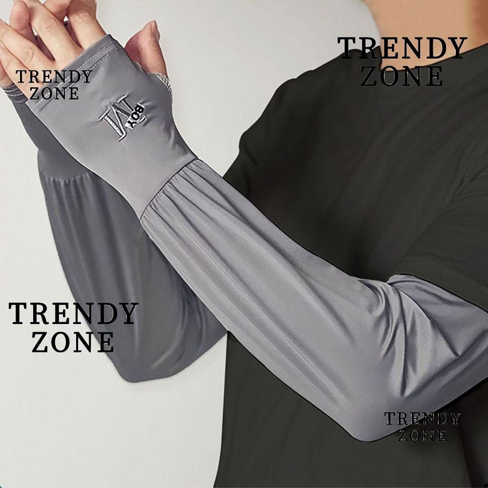 Trendyzone Ice Sleeves, UV Protection Absorbing Sun Protection Sleeves, Loose Good Resilience Antisnag Wear Resisting Arm Sleeve Summer
