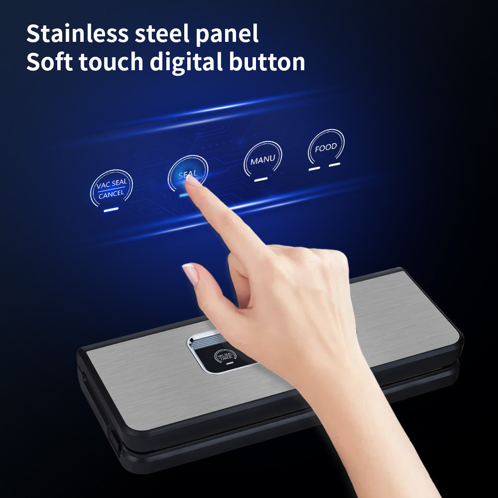 Biolomix สแตนเลส เครื่องซีลสูญญากาศ ปรับโหมดแห้งและเปียกได้ หน้ากว้าง 300MM (Vacuum Sealer) แถมถุงซีล10ใบ ราคา ถูกที่สุด ดีลบีเคเค แกลเลอรีภาพที่ 7