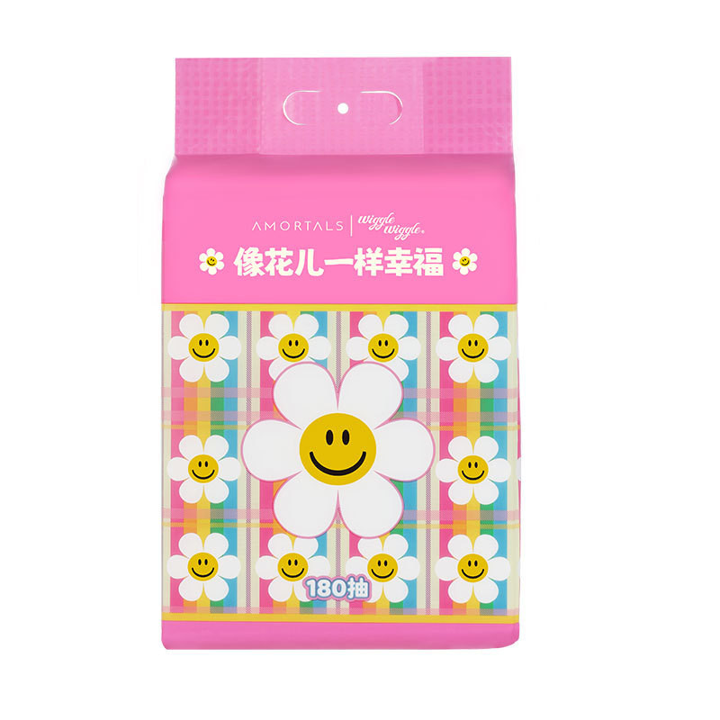 Amortals wiggle Creative Co-branded Face Towel 尔木wiggle创意联名款洗巾 พื้นผิวสองด้าน 180 ปั๊มแขวนผ้าเช็ดตัวในครัวเรือนผ้าฝ้ายนุ่มผ้าเช็ดตัว